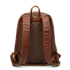 Smith Vintage Leather Backpack is crafted in an old-fashioned, preppy school bag style. This brown leather backpack is made of high-quality full-grain leather, giving it a unique vintage look. With many compartments, this cool vintage backpack fits a 14-inch laptop and can carry everything you need for your everyday use in an orderly fashion. The Smith vintage leather backpack would be great as a laptop bag for school, college, work, and everyday use. Comes in 2 colors, Crazy Horse Brown and Mar Bag For School College, Preppy School Bag, Vintage Leather Backpack, Leather Backpack For Men, Bag For School, Brown Leather Backpack, Vintage Backpacks, Crazy Horse, Beautiful Bags