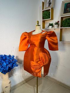 burnt orange dress made with luxury mikado silk Mikado Silk Dress, Mikado Silk, Gown Birthday, Burnt Orange Dress, Birthday Dress, Dress Evening, Orange Dress, Birthday Dresses, Dress Clothes For Women