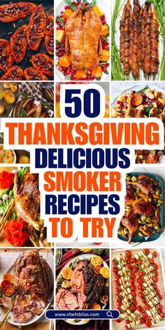 50 thanksgiving delicious smoker recipes to try