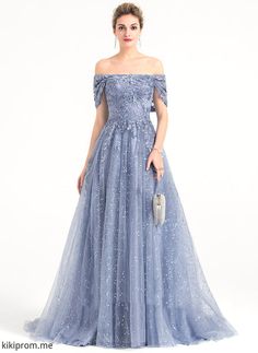 Off-shoulder Ball Gown With Sweep Train For Prom, Off-shoulder Gown With Sweep Train For Prom, Off-shoulder Fitted Bodice Evening Dress For Debutante Ball, Off-shoulder Ball Gown For Gala And Prom Season, Off-shoulder Ball Gown For Gala During Prom Season, Off-shoulder Gown For Gala And Prom Season, Off-shoulder Tulle Ball Gown For Formal Occasions, Off-shoulder Tulle Dress For Debutante Ball, Off-shoulder Gown With Sweep Train For Gala