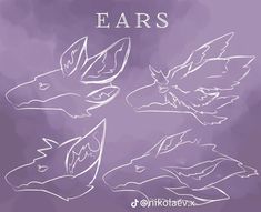 an image of birds flying in the air with words that say,'ears '