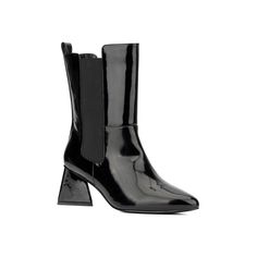 Step into style with these Fashion to Figure Danica women's heeled chelsea boots. Click this FOOTWEAR GUIDE to find the perfect fit and more! SHOE FEATURES Elastic panels for easy on and off Block heelSHOE CONSTRUCTION Faux leather upper Fabric lining Rubber outsoleSHOE DETAILS Pointed toe Slip-on Padded footbed 2.56-in. heel 4-in. Shaft 14-in. Circumference Size: 8 Wide. Color: Black. Gender: female. Age Group: adult. Office Chelsea Boots With Reinforced Heel, Office Chelsea Ankle Boots With Reinforced Heel, Chic High Heel Chelsea Boots For Winter, Chic Chelsea Ankle Boots With Reinforced Heel, Chic High Heel Chelsea Boots With Reinforced Heel, Chic High Ankle Chelsea Boots With Reinforced Heel, Trendy Chelsea Boots With Pointed Toe And Reinforced Heel, Chic Chelsea Boots With Reinforced Heel And High Ankle, Trendy Chelsea Boots With Reinforced Heel And Pointed Toe