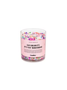 Go Shawty Birthday Candle - RYAN PORTER| Beautyque NYC Sprinkles Candle, 2023 Birthday, Gooey Butter, Birthday Packages, Sugar Candy, Birthday Cake With Candles, Birthday Food, Candle Cake, Friends Are Like