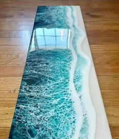 36" x 18" Epoxy Table Ocean Blue Resin Art Coastal Living Elegance Furniture
Buy with us : www.stonecraftcreation.com Resin Ocean Art, Seni Resin, Ocean Wave Wall Art, Art Plage, Resin Geode, Seascape Wall Art, Painting Beach, Resin Art Painting, Beyond The Sea