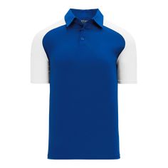 Colors: Royal Blue/White Fabrics: Actiflex Features: 3 Button Polo Moisture Wicking Sizing: A1815-206 Blue Polo Collar Shirt For Sports, Blue Collared Sports Shirt, Fitted White Polo Shirt With Button Closure, White Fitted Polo Shirt With Button Closure, Fitted Blue Polo Shirt For Sports, Blue Casual Polo Shirt For Sports, White Polo Collar Top With Buttons, Blue Collared Sporty Tops, Classic Blue Sports Tops