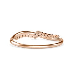 Stamped: 14K Total Ring Weight: 1.3 Grams Diamond Weight: 0.09 Carat (F-G Color, VS2-SI1 Clarity) 1.2 Millimeters Diamond Quantity: 14 SKU: [601830] 14k Rose Gold Half Eternity Ring, 14k Rose Gold Stackable Rings For Formal Occasions, Rose Gold Diamond Ring With Polished Finish For Promise, Rose Gold Open Band Diamond Promise Ring, Rose Gold Open Band Diamond Ring For Promise, Formal Rose Gold Stackable Rings With Open Band, Rose Gold Rings With Prong Setting And Open Band, Rose Gold Open Band Diamond Ring For Anniversary, Formal Fine Jewelry Stackable Rings In Rose Gold