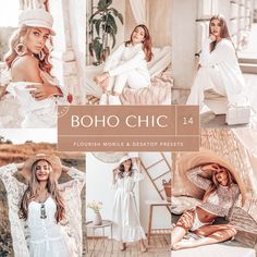 the boho chic fashion mobile & desktop presets are now on sale