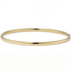 Shop the 14K Yellow Gold Bangle Bracelet (7.25 in) from Shane Co. Enjoy free 2-day shipping and returns on all orders. Modern Hoop Gold Bracelet For Formal Events, Modern Gold Hoop Bracelet For Formal Occasions, Modern Oval Yellow Gold Bangle, Modern Yellow Gold Oval Bangle, Yellow Gold Bangle, Employee Benefit, Step Kids, Jewelry Boards, Elegant Bracelet