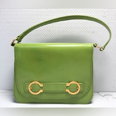 No Call Outs Only Minimal Signs Of Usage! Please Message Me For Questions And Offers Please Use The Photos As The Exact Description Of The Item Marie Claire, Green Gold, Green And Gold, Shoulder Bags, Bag Lady, Product Description, Shoulder Bag, Signs, Handbags