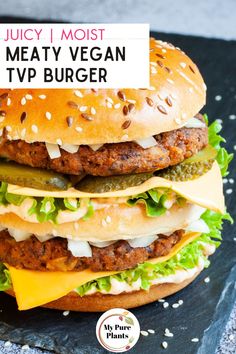 Learn how to make the best vegan burger with TVP. This easy recipe features protein-packed textured vegetable protein and bold seasonings for a juicy plant-based patty. Perfect for a healthy and satisfying meal, it’s ideal for grilling or enjoying in a burger bun.