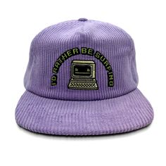 surfing Winter Adjustable Snapback Hat For Streetwear, Adjustable Snapback Hat For Winter Streetwear, Casual Winter Snapback Hat With Short Brim, Casual Snapback Hat With Short Brim For Winter, Casual Adjustable Snapback Hat For Winter, Adjustable Flat Bill Hats For Skateboarding, Adjustable Cap For Skateboarding, Casual Flat Brim Hat For Skateboarding, Casual Purple Adjustable Trucker Hat