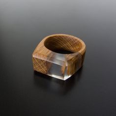 wood resin ring, mens ring, mens jewelry, gift for men, signet ring, father's day mens resin ring, wooden rings for men The ring is made of natural wood (from residues of furniture production) oil-impregnated . Wooden accessories give Your outfit an individual style and originality. Wood is a natural material and You should not be allergies. Please treat him with care. Avoid direct contact with water (bathing or swimming)All the rings made by me. If your size is not available, please, tell me wh Modern Resin Rings For Gifts, Wood Jewelry Diy, Ring For Boyfriend, Wooden Jewelery, Wood Jewelery, Boyfriend Personalized Gifts, Wood Resin Jewelry, Diy Ring, Art Jewelry Design