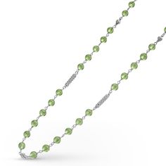 Peridot and sterling silver Caviar beaded necklace finished with a toggle clasp. Necklace adjustable 16 to 18 inches. Elegant Green Necklace With Sterling Silver Clasp, Elegant Lime Green Beaded Jewelry, Elegant Lime Green Jewelry With Round Beads, Elegant Peridot Round Beads Jewelry, Green Sterling Silver Necklace, Green Round Bead Necklaces With Sterling Silver Clasp, Green Beaded Necklace With Sterling Silver Clasp, Green Round Beads Necklace With Sterling Silver Clasp, Green Sterling Silver Necklace With Silver Clasp