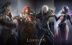 four characters from the video game lost ark