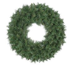 a pine wreath on a white background