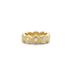 14k yellow gold small fluted diamond eternity ring. Available in size 6.5. Yellow Gold Wedding Bands For Women, Gold Eternity Band Fine Jewelry, Luxury Gold Eternity Band Gift, 14k Gold Eternity Band Fine Jewelry, Modern Luxury Yellow Gold Eternity Band, 14k Gold Fine Jewelry Eternity Ring, Eternity Band Stack, Layering Diamond Necklaces, Interesting Jewelry