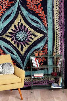 the sun medallion wall tapestry is on sale for $ 3, 599 at urban quilts