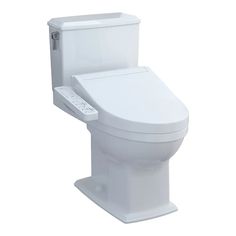 The TOTO MW4943074CEMFG#01 is a smart, two-piece toilet from the Connely collection. This toilet showcases a cotton white finish that embodies a luxurious look. It has a smooth CEFIONTECT ceramic glaze, preventing mold and bacteria from thriving on ceramic surfaces. These awesome features help this toilet to have an elegant look while maintaining a clean, hygienic bowl.TOTO values your comfort and convenience. This ergonomic toilet highlights the C2 WASHLET+ electronic bidet seat, which is an upgraded version of the C100 series. It features life-changing technology like warm water cleansing, heated seat, warm air-dryer, a deodorizer, and many more. Before use, the PREMIST technology helps to avoid waste buildup on the bowl by spraying EWATER+ on its ceramic surface. The EWATER+ is an elect Toto Toilet, Air Dryer, Ceramic Glaze, Bidet Toilet, Heated Seat, Spray Pattern, Installation Manual, Bathroom Toilets, Car Cleaning