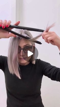 Awesome Hairstyles on Instagram: "The Best hair tutorials 😍😍 By @nerminyes ❤️ . *No copyright infringement was intended. If you are the author of this video and do not want your video to be posted on this page, please contact me in DM and your video will be deleted as soon as possible. Thank you 🤗 . #videohair #tutorialvideo #hairdecoration #hairtransformation #hairtutorialvideo #hairstyleideas  #braidtutorial #hairvideoshow #tutorialhairdo #hairvideoshow  #hairofinstagram #braidoftheday #hairtutorial #hairstyleideas #hairglamvideos #prettyhairstyles #hairstyle #hairvideotutorial #tutorialhair #naturalhairtutorial" Short Hair Updo Tutorial, Curl Hair With Straightener, Women Mullet, Easy Hair Updos, Hairdos For Short Hair, Hair Tutorials For Medium Hair, Hair Brained, Hairstyle Women, Hair Videos Tutorials