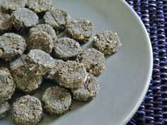 a white plate topped with cookies on top of a table