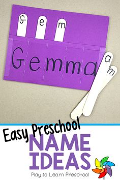 an easy printable name game for kids to practice german words with the letter g