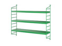 String Pocket - Green Scandinavian Shelves, String Shelf, String Pocket, String Furniture, String System, Extra Shelf, Metal Wall Shelves, Wall Shelves & Ledges, Large Shelves