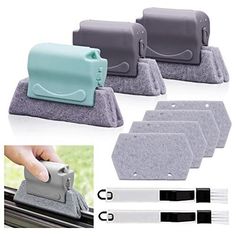 four different types of car floor mats with various colors and sizes to choose between them