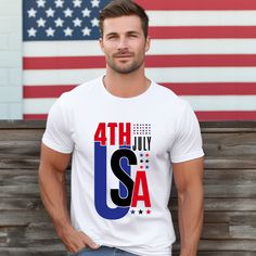 4th July America Shirts, 4th of July Tees, Fourth of July Shirt,  4th of July Tshirt, Party in the USA, Fourth Of July, Patriotic USA Gift Hi!  Welcome to the Goshirtly! It's great to see you here! BLACK TEXT is used for Yellow, Heather Peach, White, Athlethic Heather, Light Blue, Mint, Pink Shirts. Other colored shirts have white text. F I T ∙ & ∙ S I Z I N G : -->Women's sizes are narrower than the waist -->Sleeves are rolled up in some product pictures. They do not come rolled up on delivery. Patriotic American Flag Shirt For Independence Day, Patriotic Shirt With American Flag For Independence Day, Patriotic Shirt With American Flag Print For Independence Day, White American Flag T-shirt For Independence Day, White T-shirt With American Flag For Independence Day, American Style T-shirt Made In Usa For Summer, 4th Of July American Flag Print Short Sleeve T-shirt, 4th Of July T-shirt With American Flag Print, Patriotic Shirt With Flag Print For 4th Of July