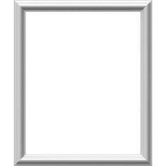 an empty white frame on a white background with clipping for your own text or image