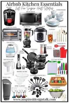 an image of kitchen essentials poster