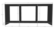 an image of a closet with measurements for the top and bottom section, including two doors