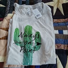 I Bought This Cute Always On Point Cactus T-Shirt At A Gift Shop In Phoenix, Az. It Was Apparently Mis-Labeled As Xxl And It Is More Like A Slender Small. Pet Free/Smoke Free. Cactus Tshirt, Maroon Shorts, Tequila Shirt, Bird Shirt, Small Pet, Tie Dye Shirt, Blue V, Phoenix Az, Summer Tshirts