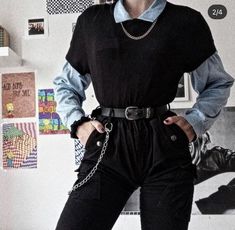 Punk Outfits Nonbinary, Alt Academia Outfits, Alt Outfits For Work, Genderfluid Outfit Ideas, Genderfluid Outfits, Non Binary Outfits, Dystopian Society, Alt Outfits, Clothing Design Sketches