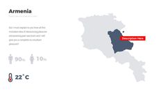 a map showing the location of armenia and its surrounding area, with an arrow pointing to it