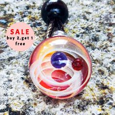 Hand-blown glass galaxy ball, Glass Pendant Necklace, Galaxy Necklace, Glass Galaxy, a gift for astronomy enthusiasts and space lovers ✨Our store offers the following discounts -🎈Buy 1 get 40% OFF -🧨Buy 2 get 1 free 📏Pendant size Length: 2.7cm Width: 2.2cm Height: 1.7mm [Material] Glass, New Zealand Opal Made of high-quality glass material, after grinding and polishing, the surface of the pendant is as smooth as a mirror, reflecting a charming brilliance. The pendant encapsulates a miniature galaxy, complete with rotating stars and vibrant nebulae. The detailed cosmic pattern creates a mesmerizing effect, capturing the essence of the universe. Whether you are looking for a birthday gift, anniversary gift or a unique thank you gift, these cosmic glass pendants are an ideal choice. They m Galaxy Necklace, Space Lovers, Glass Pendant Necklace, Buy 2 Get 1 Free, Starry Sky, Glass Material, Glass Pendant, Buy 1, Thank You Gifts