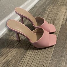 They Are Comfy , A Light Blush Pink Color With A Small 3 Inch Heel , Could Possibly Fit A 7 Size Foot As Well . Blush Open Heel Spring Heels, Blush Open Heel Heels For Spring, Pink Heels For Spring Date Night, Pink Heels For Date Night In Spring, Blush High Heel Spring Heels, Blush High Heel Heels For Spring, Blush High Heels For Spring, Pink Heels For Summer Date Night, Pink Heels For Date Night In Summer