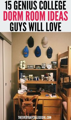 Dorm Room Ideas For Guys Dorm Room Boys College, Guy College Dorm Room Ideas, Boy Dorm Room Ideas Colleges, Dorm Room Ideas Guys, Cool Dorm Room Ideas, College Dorm Room Ideas For Guys, College Dorm Ideas, Room Ideas For Guys