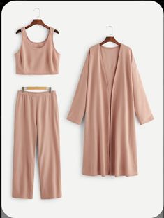 Women Home Wear, Drop Shoulder Coat, Home Wear Women, Home Wear Women Casual, Homewear Woman, Chique Outfits