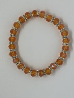 Material: clear string Color: orange beads with shiny diamonds Type: Bracelets Style: Glamorous Bracelets Style, Orange Bracelet, Cute Couple Art, Unique Bracelets, Couple Art, Vibrant Orange, Color Orange, Fashion Bracelets, Mens Bracelet