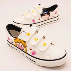 New Style Sailor Moon Canvas Shoes PN1281 ●Thank you so much for your cool review on the instagram @greysonbrents-mama(the last two pictures) ●Note:It will need 5-10 days to ship after payment because it is handmade. ●Size:please see the picture. (Please allow 1-3cm differs due to manual measurement.As different comput Penny Crafts, Sailor Moon Outfit, Jelly Purse, Moon Canvas, Ankle Sneakers, Girls Sneakers, Converse High Top Sneaker, Converse Chuck Taylor High Top Sneaker, Slip On Sneakers