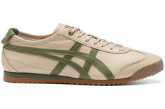 Onitsuka Tiger Mexico 66 SD Beige Green Men's - 1183A872-254 - US Omega Snoopy, Tiger Shoes, The North Face 1996, North Face 1996, Cdg Play, Tiger Mexico 66, Onitsuka Tiger Mexico 66, Margiela Replica, Mexico 66