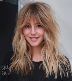 60 Lovely Long Shag Haircuts for Effortless Stylish Looks Shades Of Red Hair, Layered Haircuts With Bangs, Long Bangs, Long Hair With Bangs