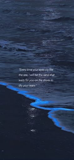 Sea of stars Wallpapers With Quotes Feelings, Ocean Aesthetic With Quotes, Stars And Sea Aesthetic, Ocean At Night Aesthetic Wallpaper, Sea Words Quotes, Sea Healing Quotes, Wallpaper With Quotes Feelings, Sea Quote Wallpaper, Summer Aesthetic Quotes Wallpaper