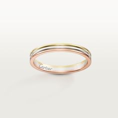 Cartier - Vendôme Louis Cartier Wedding Band - Ring Woman Gold/White gold/Pink gold - Vendôme Louis Cartier Wedding Band, rose gold (750/1000), white gold (750/1000), yellow gold (750/1000). Width: 2.5 mm (for size 52). Please note that the carat weight, number of stones and product dimensions will vary based on the size of the creation you order. For detailed information please contact us. Wedding Band Width, Cartier Wedding Band, Cartier Wedding Bands, Band Rings Women, White Gold Wedding Bands, White Gold Band, Cartier Ring, Gold Wedding Band, White Gold Rings