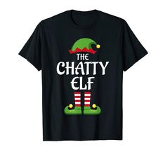 PRICES MAY VARY. Solid colors: 100% Cotton; Heather Grey: 90% Cotton, 10% Polyester; All Other Heathers: 50% Cotton, 50% Polyester Imported Pull On closure Machine Wash Lightweight, Classic fit, Double-needle sleeve and bottom hem Family Elf Shirts, Elf Shirts, Elf Family, Elf Hat, Family Christmas Gifts, Christmas T Shirt, Costume Outfits, Pajama Top, Family Outfits