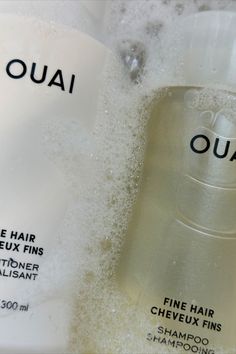 The Ouai fine hair shampoo and conditioner Ouai Fine Hair, Fine Hair Shampoo, Ouai Shampoo, Sulfate Free Shampoo And Conditioner, Hair Shampoo And Conditioner, Content Examples, Ouai Hair, Shampoo For Fine Hair, Ouai Haircare