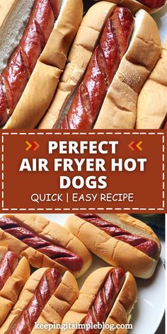 the perfect air fryer hot dogs quick and easy recipe