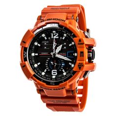 Gshock Watch For Men, G Shock Men, Orange Resin, Casio Vintage, Big Watches, Gents Watches