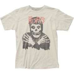 Misfits Classic Skull Throwback Retro Rock N Roll Concert Short Sleeve Tee Shirt. Adult Size Shirt Made From 100% Pre-Shrunk Medium Weight Cotton. Every Item We Sell Is Original Brand New. If An Item Is Designated As "Distressed", The Design Contains Intentional Skips And Voids Which Give The Item A Worn-In Or Vintage Look. These Are Part Of The Actual Design And Do Not Reflect Poor Printing. Misfits Shirt, Classic Punk, The Misfits, Metal T Shirts, Rock Tees, Retro Tee, Skull Tshirt, Band Shirts, Jersey Tee