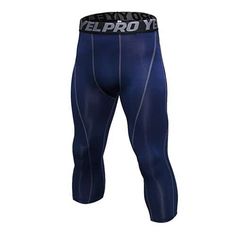 a man's leggings with the word elproy printed on it